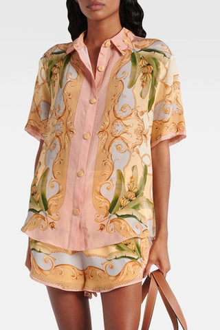 Elegant Printed Short Set