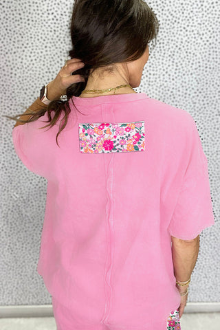 Floral Print Graphic T-Shirt