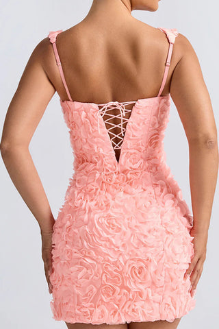 Floral Textured Sleeveless Sundress