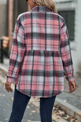 Casual Plaid Long Sleeve Shirt