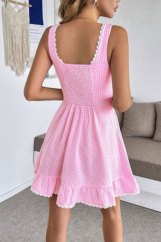 Ruffled Hem Casual Dress