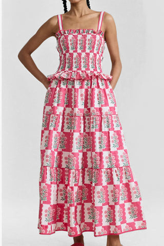 Floral Smocked Sundress