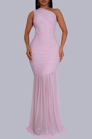 One-Shoulder Maxi Dress