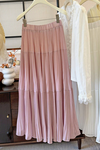 Elegant Tiered Maxi Skirt