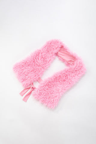 Faux Fur Vest & Cropped Pants Set