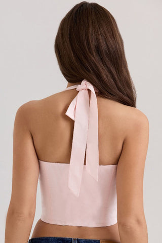 Lace-Up Halter Top