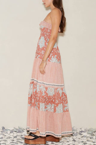 Bohemian Floral Maxi Dress