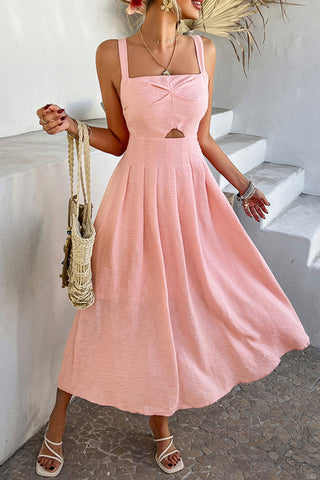 Sleeveless Cutout Sundress