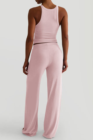Ribbed Tank and Pants Set