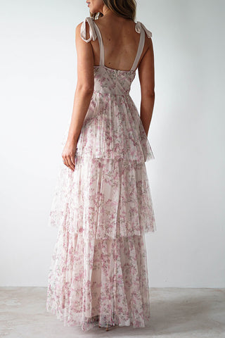 Floral Layered Casual Dress