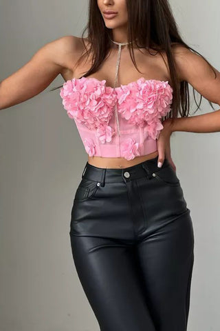 Floral Embellished Camisole Top