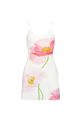 Floral Print Sleeveless Mini Dress