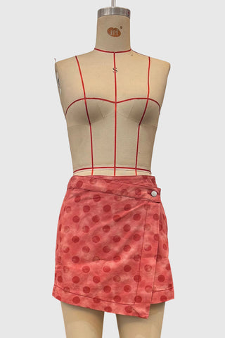 Polka Dot Mini Skirt