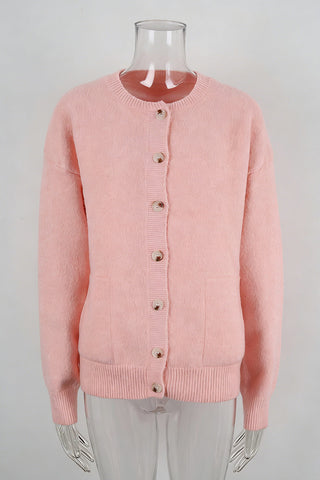 Classic Button-Front Cardigan