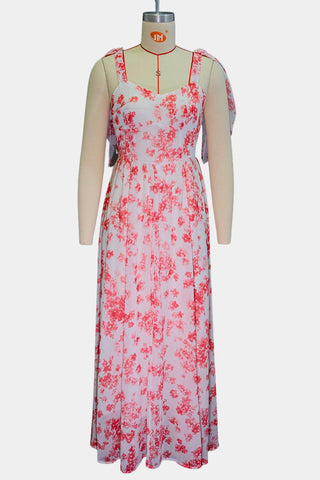 Floral Ruffled Maxi Dress