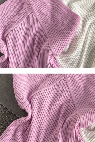 Ribbed Cross-Back Cami Top