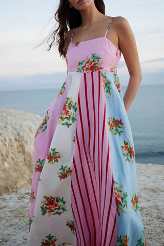 Floral Sleeveless Casual Dress