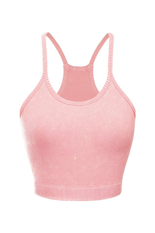 Racerback Ribbed Tank Top