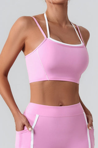 Strappy Cropped Tank Top