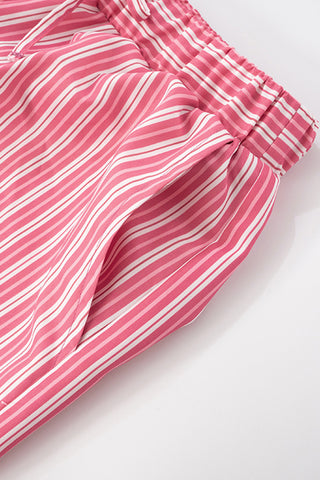 Striped Drawstring Pajama Pants
