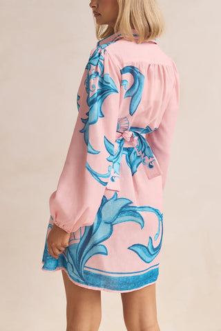 Artistic Print Mini Dress for Casual Looks