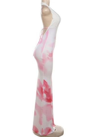 Halter Maxi Casual Dress