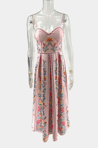 Floral Summer Midi Dress