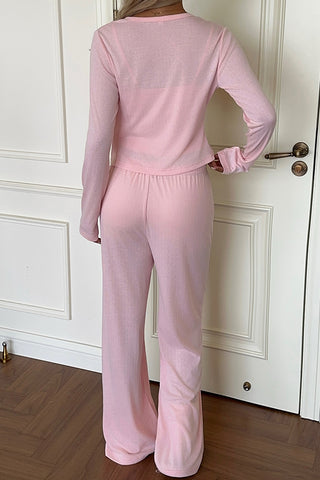 Three-Piece Relaxed Pants Set