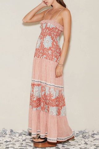 Bohemian Floral Maxi Dress