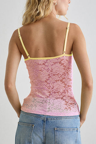 Lace Trim Camisole Top