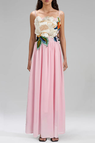 Floral Detail Midi Dress