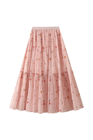 Floral Print Skirt