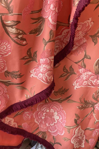 Wrap-Front Puff Sleeve Casual Dress