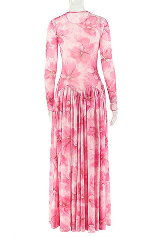 Floral Elegance Evening Dress