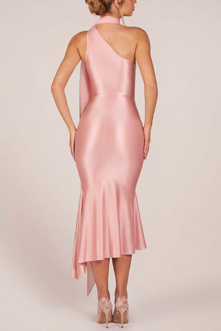 Elegant One-Shoulder Evening Dress