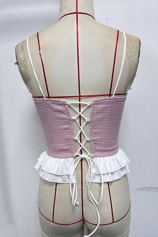 Stylish Ruffled Camisole Top