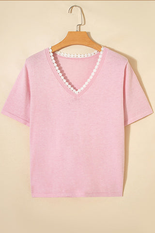 Knit V-Neck Top