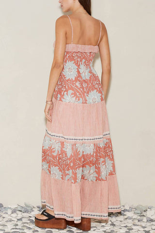 Bohemian Floral Maxi Dress