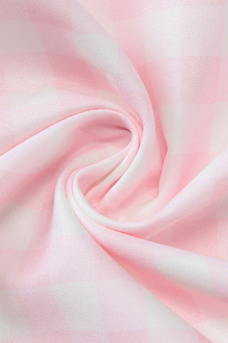 Gingham Sundress with Square Neckline