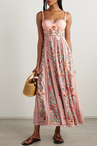 Floral Print Maxi Dress