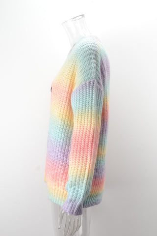 Button-Front Casual Cardigan