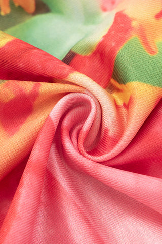 Floral Print Halter Neck Tank Top