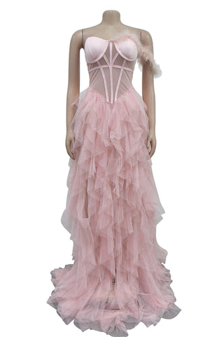 Stunning Strapless Evening Gown