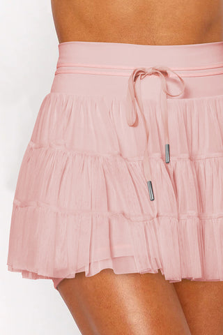 Pleated High Waist Mini Skirt