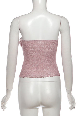 Strapless Top Ruched Skirt Set