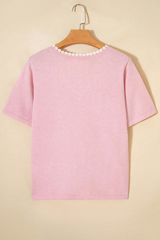 Knit V-Neck Top