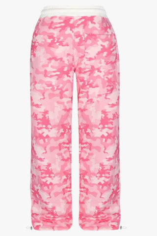 Cropped Camouflage Hoodie Set