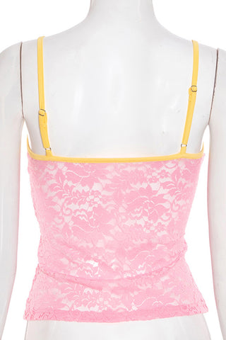 Lace Trim Camisole Top