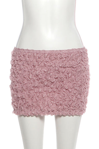 Strapless Top Ruched Skirt Set