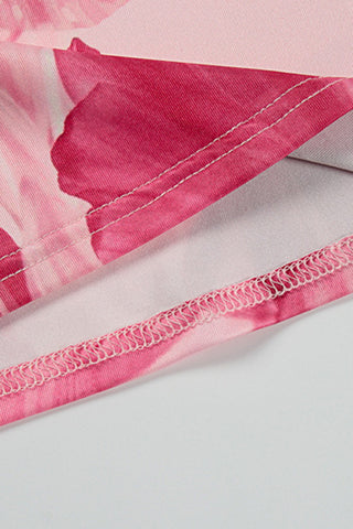 Floral Print Spaghetti Strap Dress